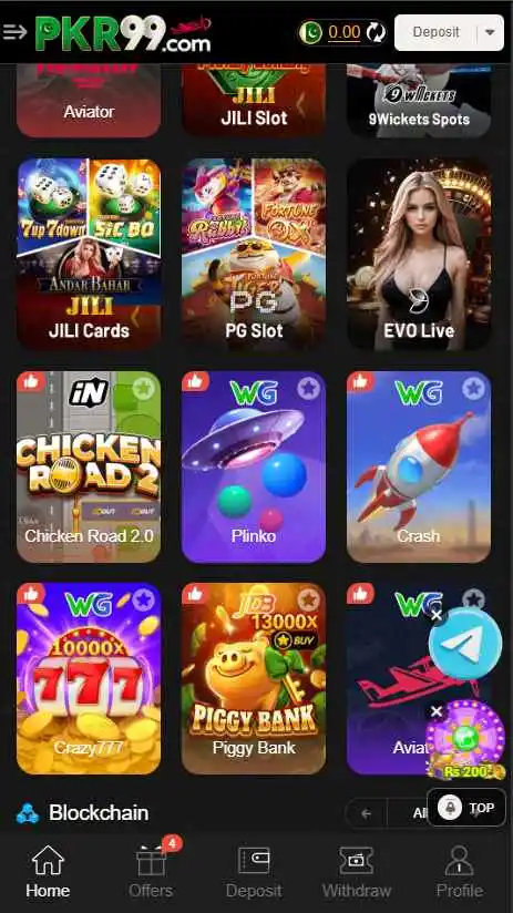 pkr99 game APP