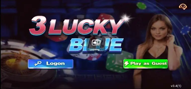 3 Lucky Blue Game Register