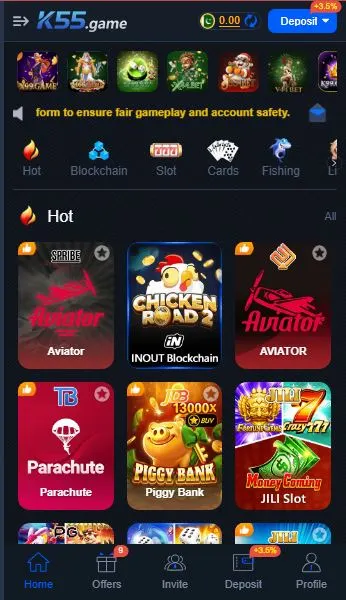 K55 game download apk