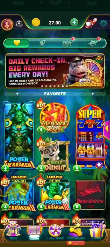 Lucky7 game download apk