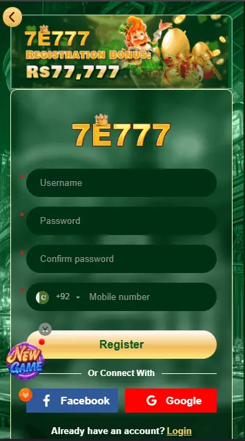 7E777 Login