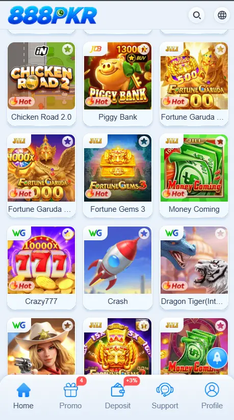 888pkr game