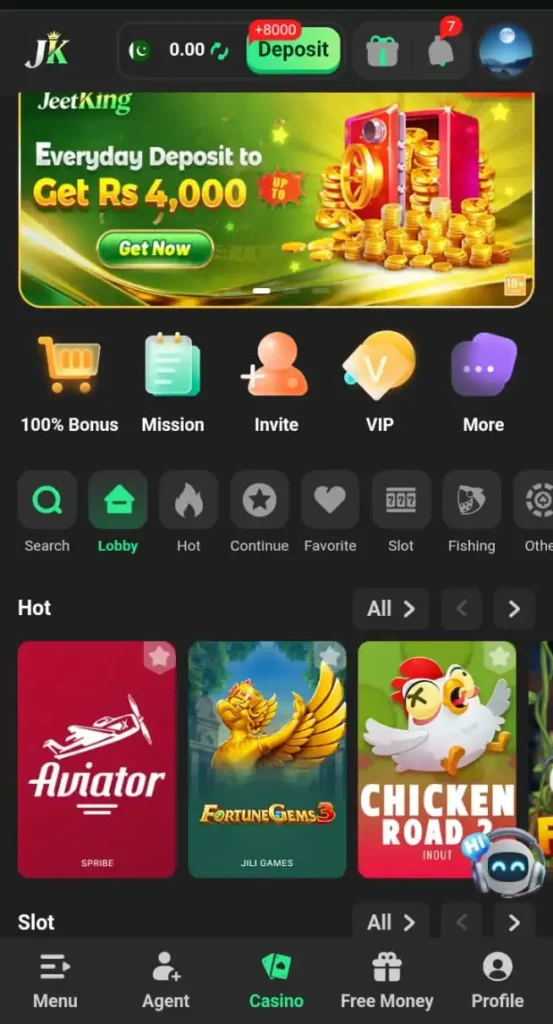 Jeetking game download apk