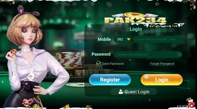 PAK234 game login