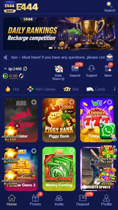 e444 game